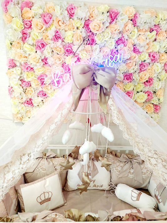 The White And Fawn Bedding