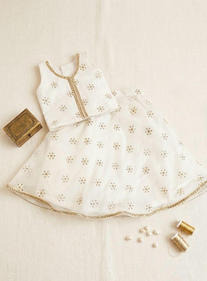 The Elegant White Lehega Set