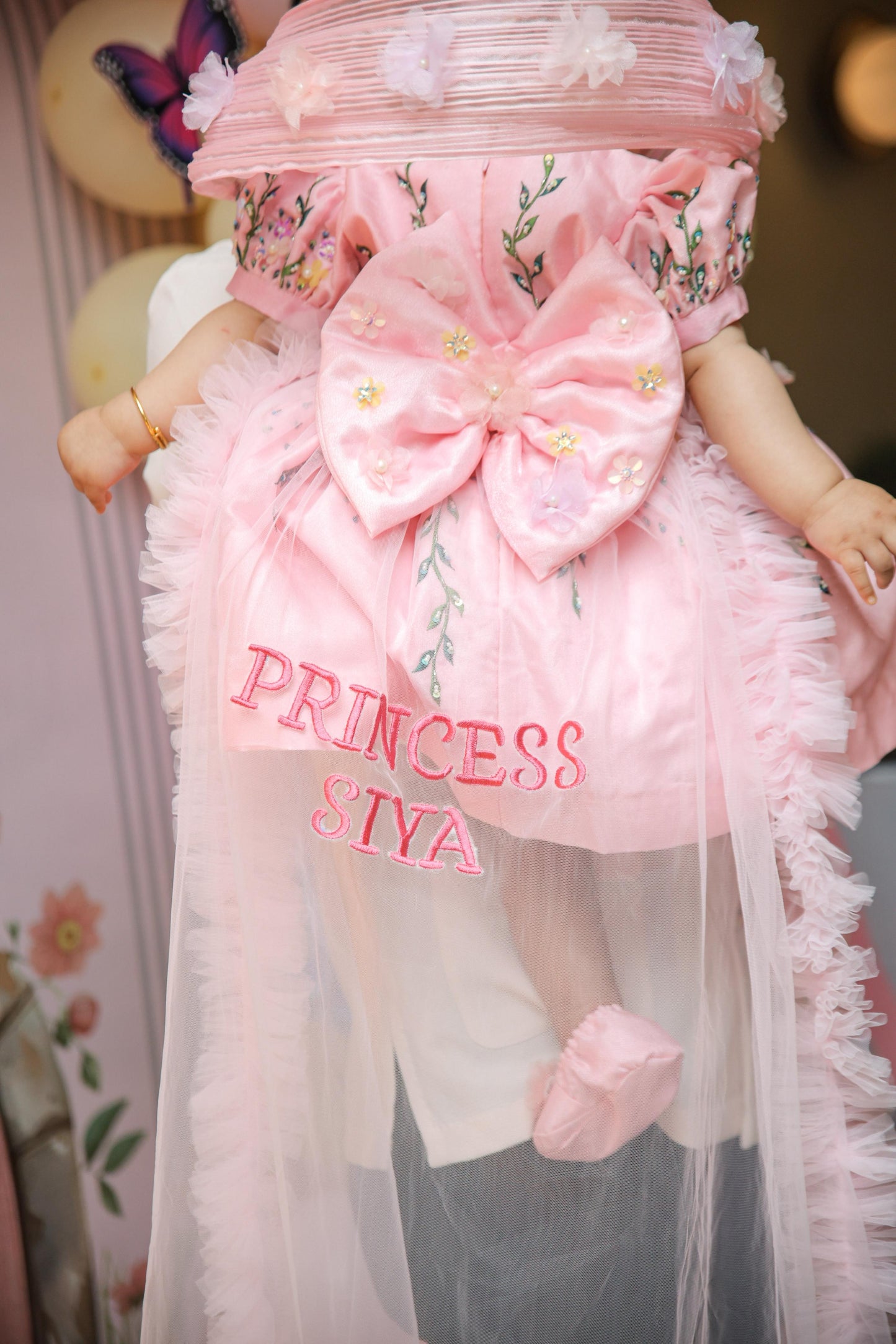 Bespoke floral Fairy-Tale Frock
