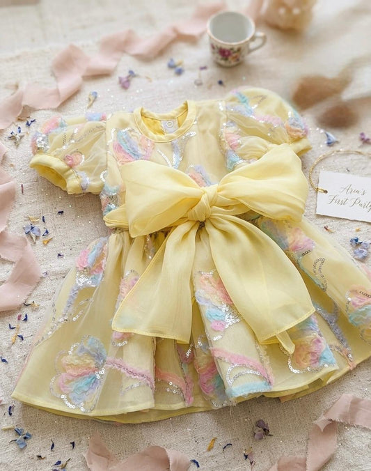 Seraphina Lemon Dress