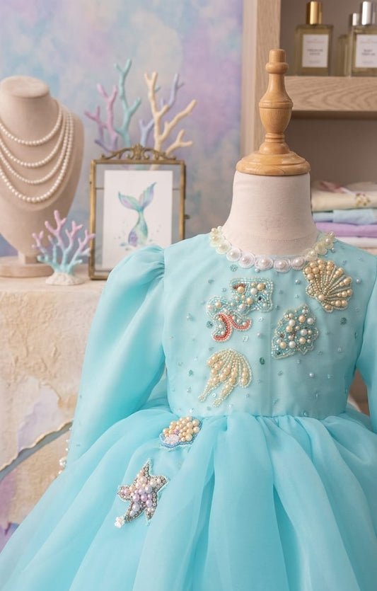 Seashell pearl dress
