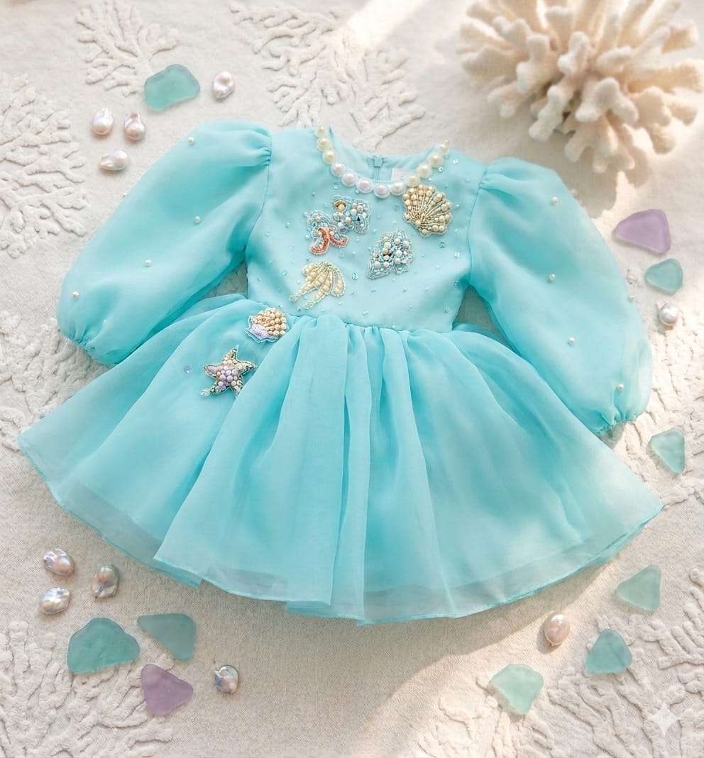 Seashell pearl dress