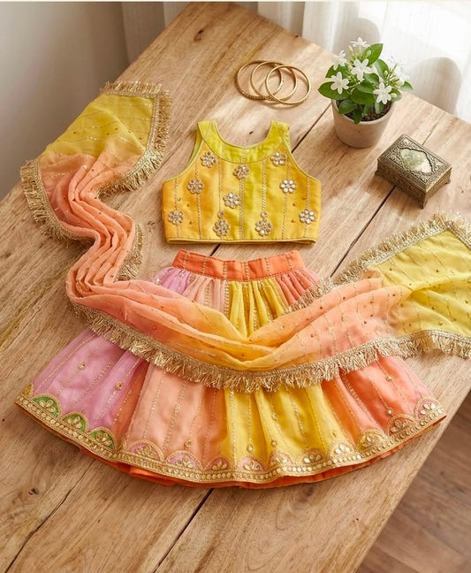 Marigold muse lehnga set