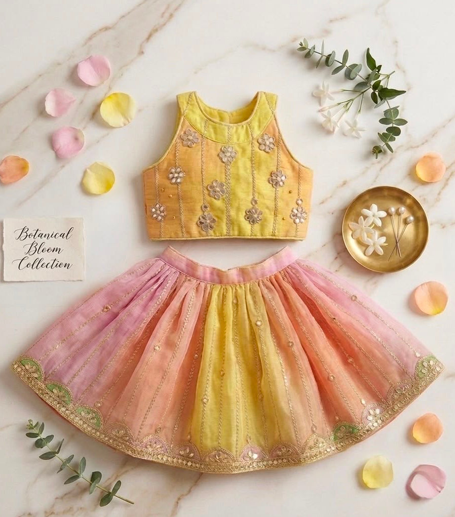 Marigold muse lehnga set