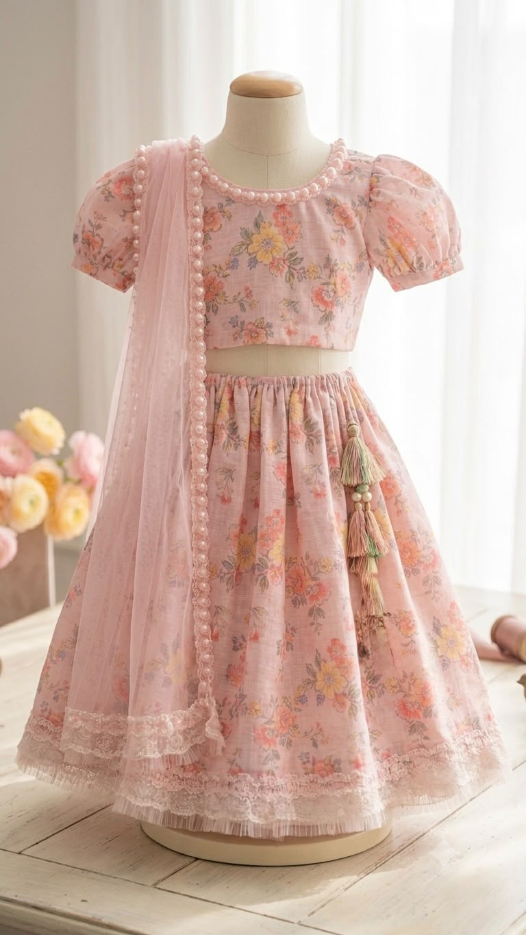 Blossom & Bows Floral Lehenga