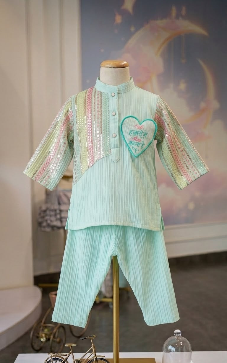 The "Behena" Sequin Kurta Set