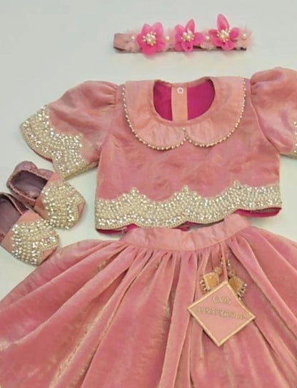 The Rose Pink Lehenga Set