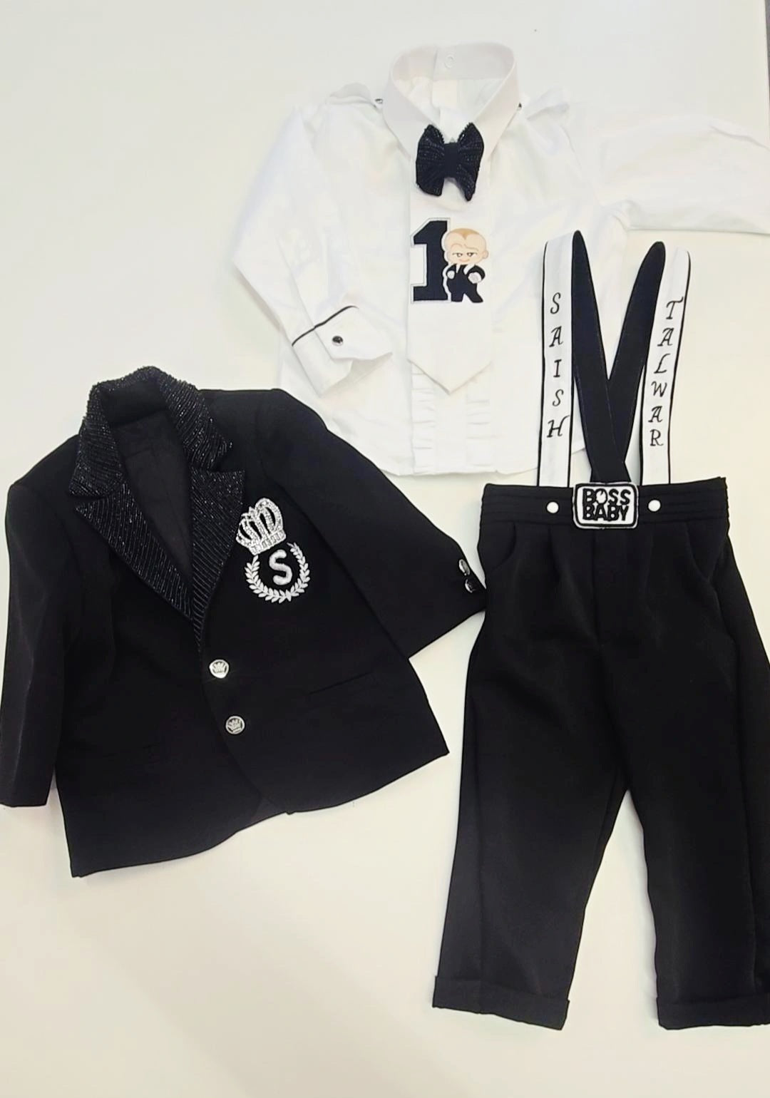 The Baby Boss Tux-set
