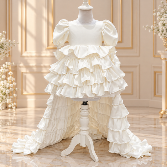 Cascading Ruffle Gown