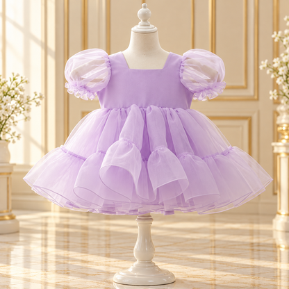 Lavender Tiered Princess Frock