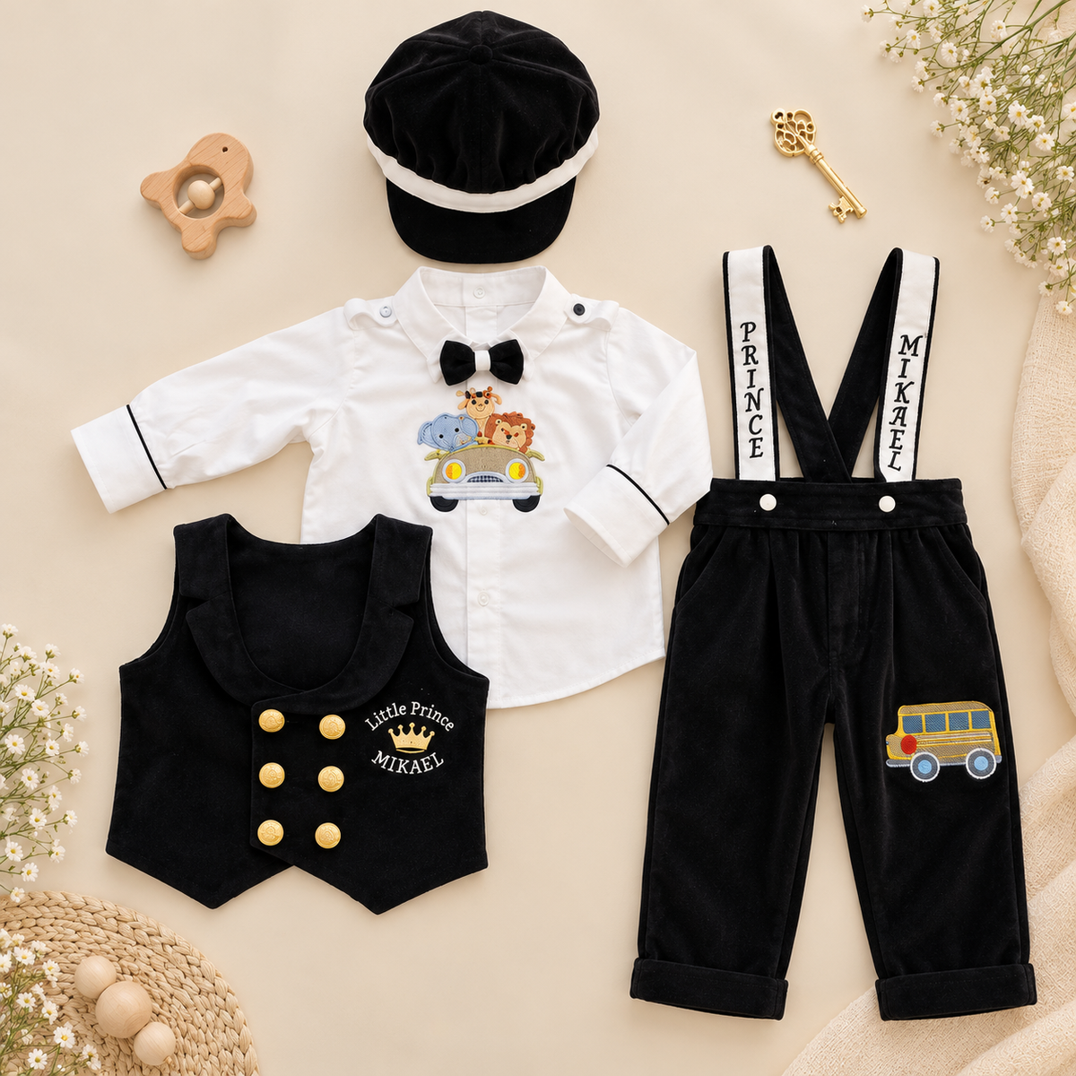 Little Prince Suspender Set