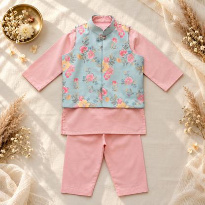 Pastel Floral Twinning Set