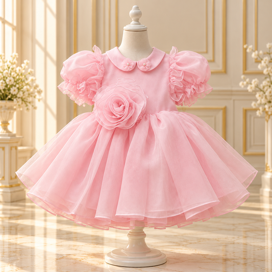 Rose Pastel Pink Princess Dress