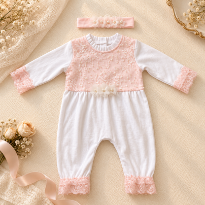 Pearl Blush Romper Set