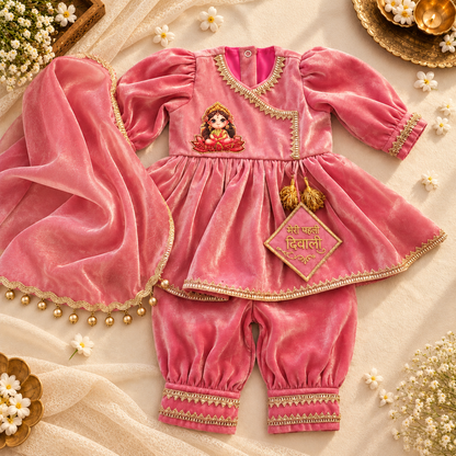 Pink Lakshmi Festive Set