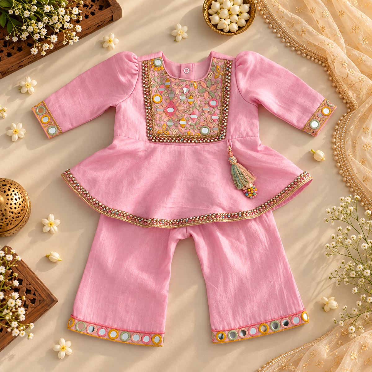 Pink Sibling Twinning Set