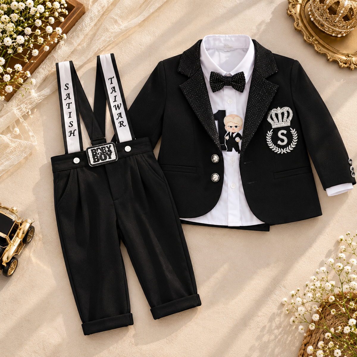 Black Royal Tuxedo Set