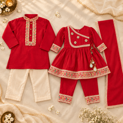 Red Heritage Twinning Set