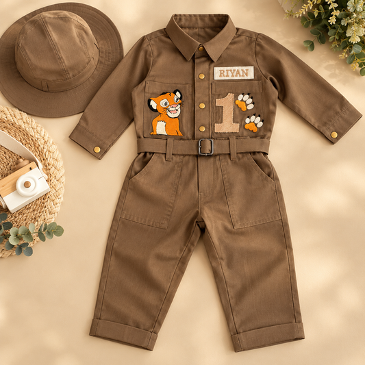 Mocha Safari Birthday Set