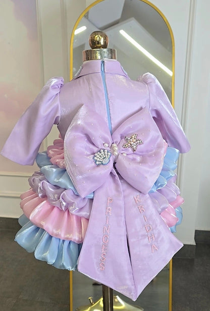 The Enchanted Seashell Ruffle Frock