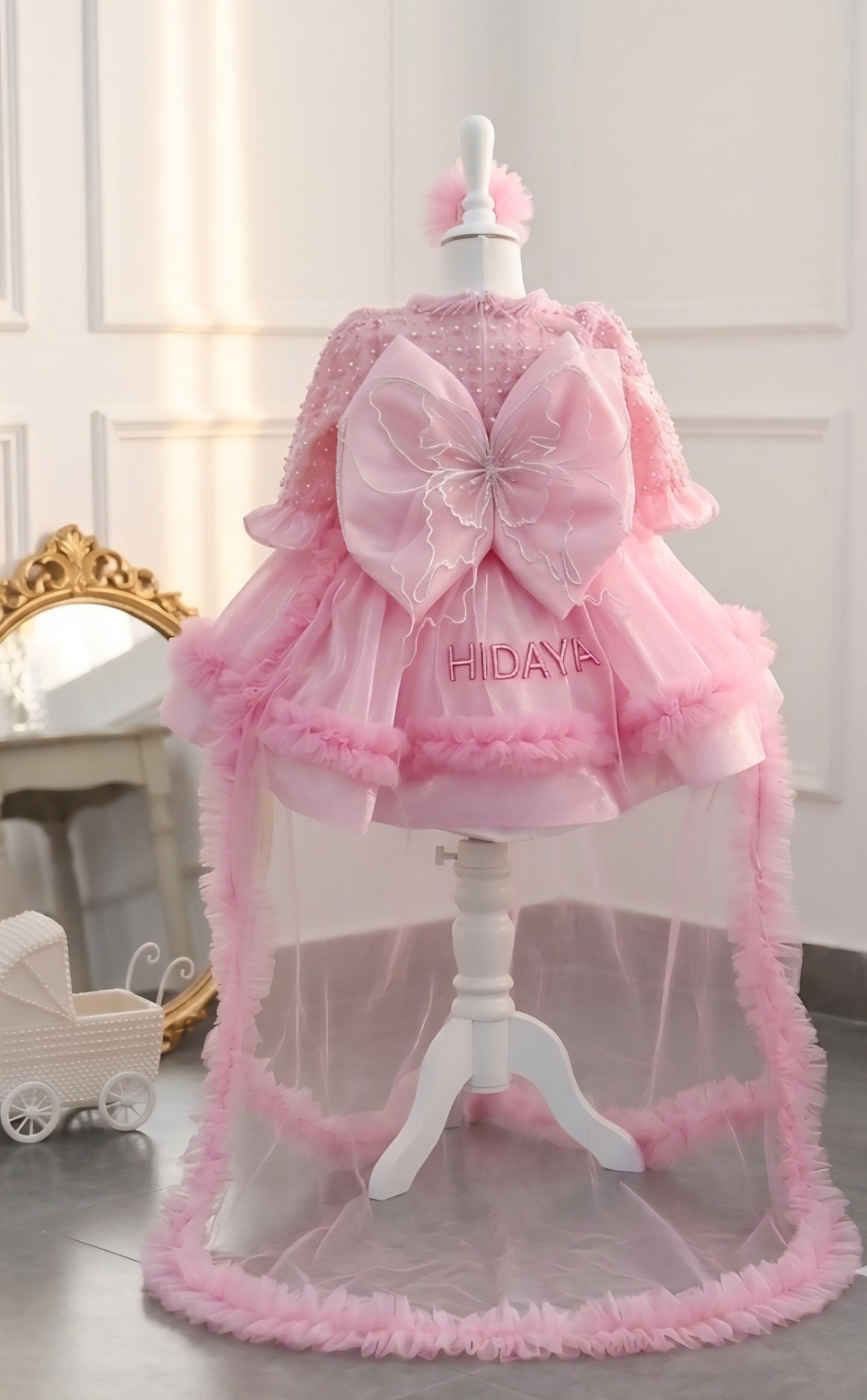 The Royal Blush Trail Dress
