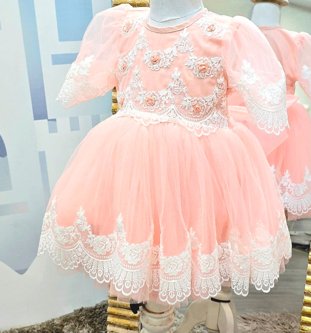 The Peachy Petal Frock