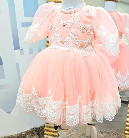 The Peachy Petal Frock