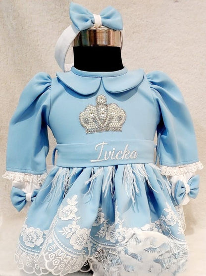 The Pearl Lace Personalized Frock