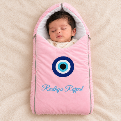 Pink Evil Eye Baby Nest