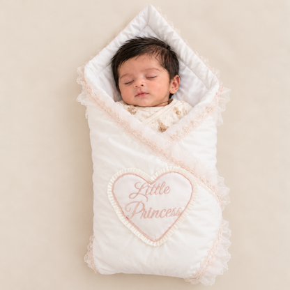 Little Princess Heart Lace Wrap