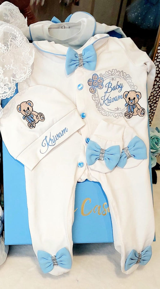 The Teddy Baloon Romper Set