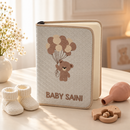 Teddy Balloon Baby Folder