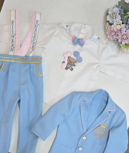 The Birthday Teddy 3 Piece Blazer Suit