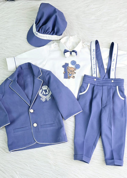 The Birthday Teddy 4 Piece Blazer Suit