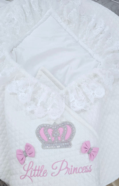 Pink Crown Princess Wrap