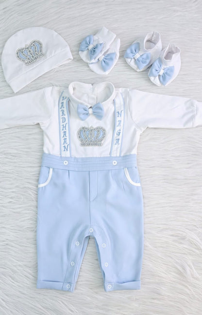 The Crown Bow Romper Set