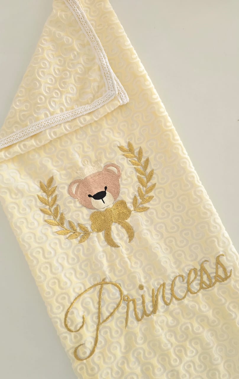 The Crown teddy Swaddle Sheet