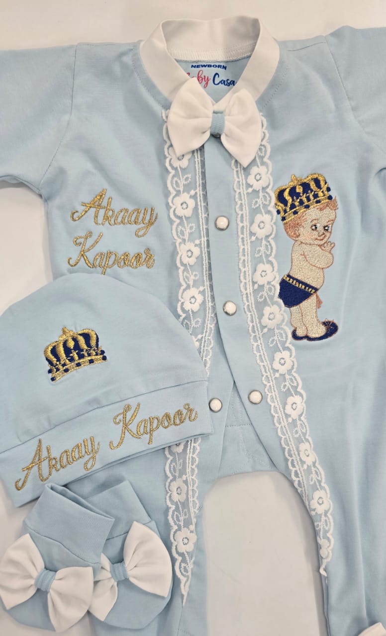 The Crown Romper Set