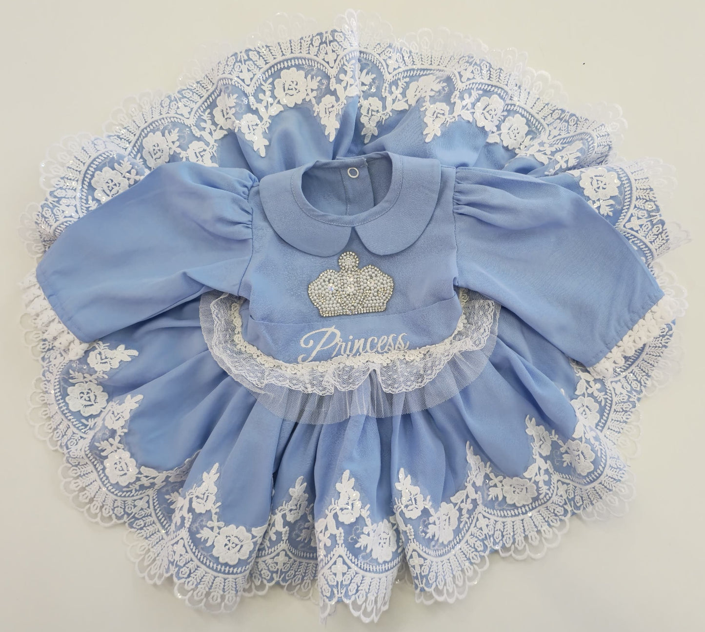 The Pearl Lace Personalized Frock