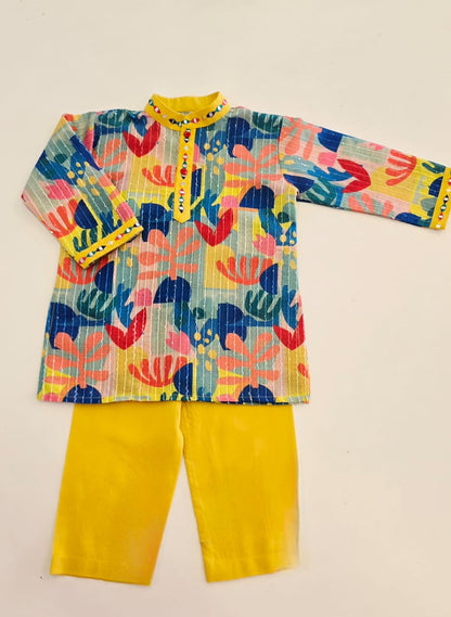 The Multi Color Kurta Set