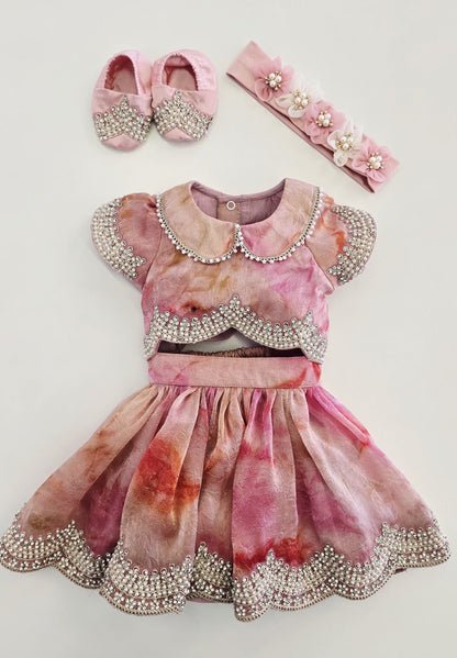 The Rose Pink Lehenga Set