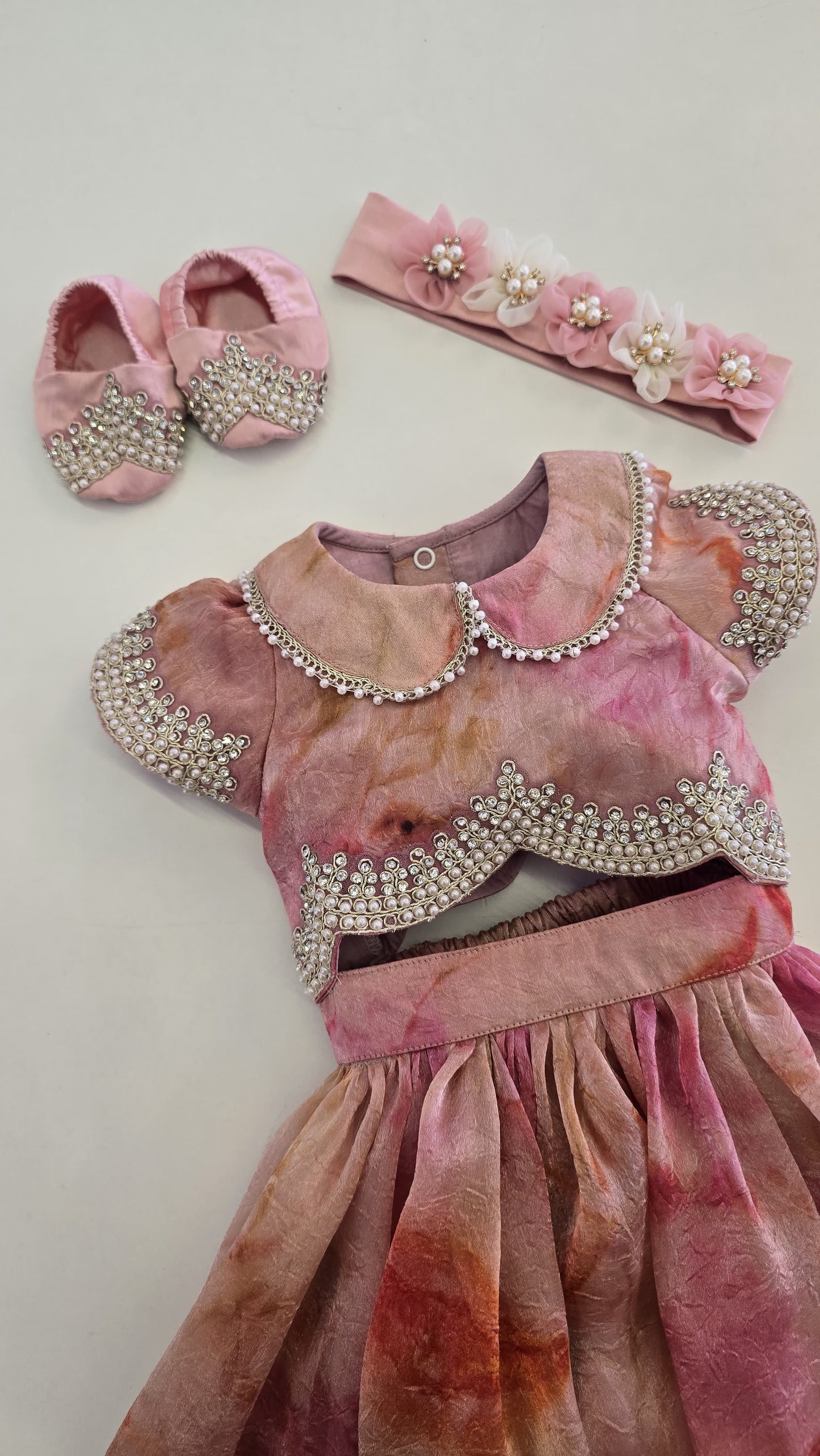 The Rose Pink Lehenga Set