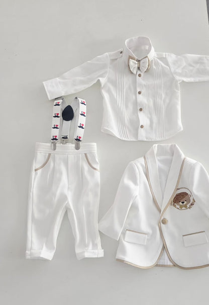 three-piece suit set,