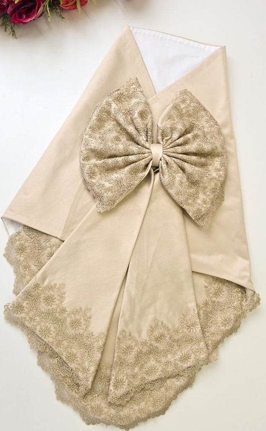 The dull gold Swaddle Wrap Set