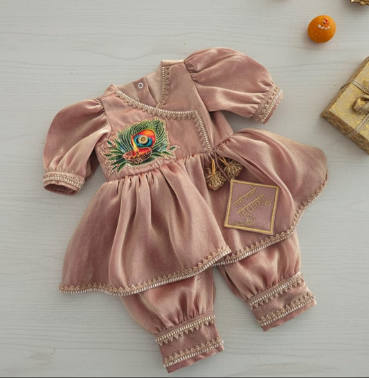 The Gold Peach Diwali Outfit