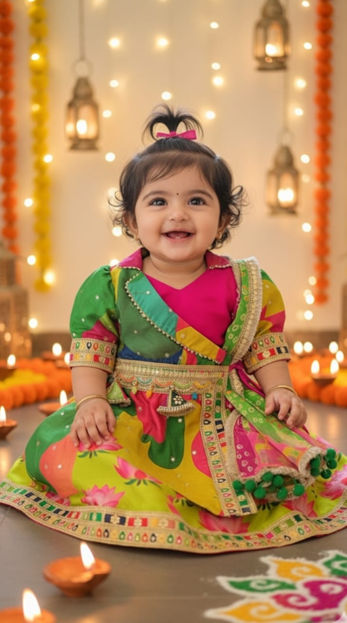 The Enchanting Multicolor Diwali Outfit