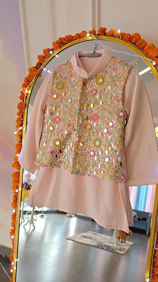 The Mirror Work Kurta Set