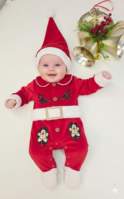 Santa Baby Romper Set
