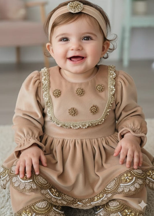 Vintage Rose Embroidered Ensemble