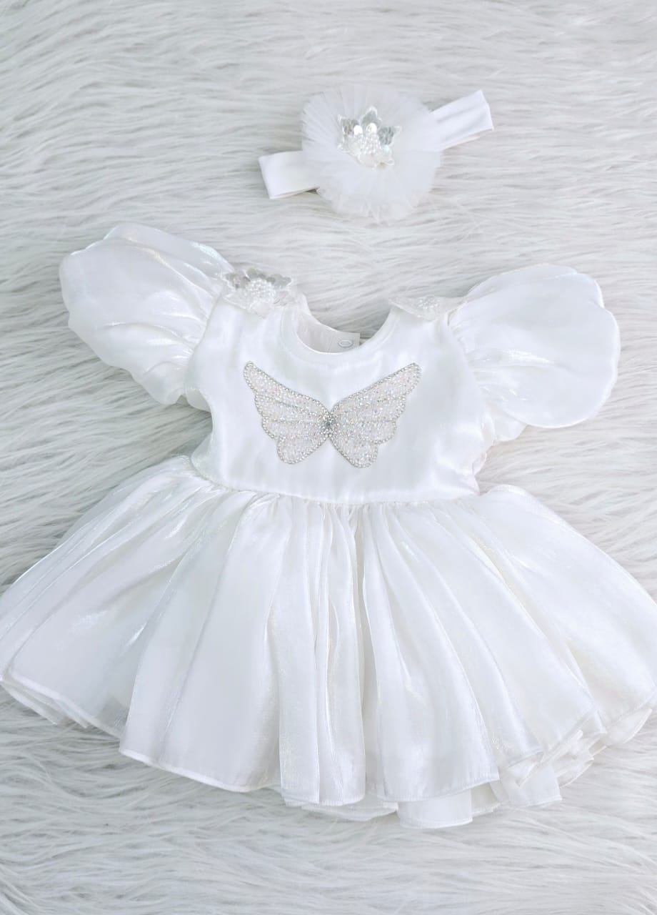 Heirloom Lace & Ruffle 5-Piece Ceremony Set – Soft Peach